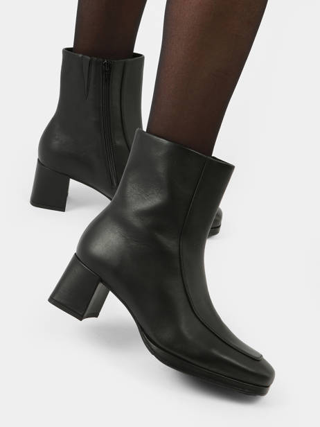 Bottines à Talon En Cuir Gabor Noir accessoires 57 vue secondaire 2