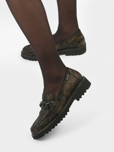 Mocassins Salka Boa En Cuir Mephisto Or accessoires P5143206 vue secondaire 2
