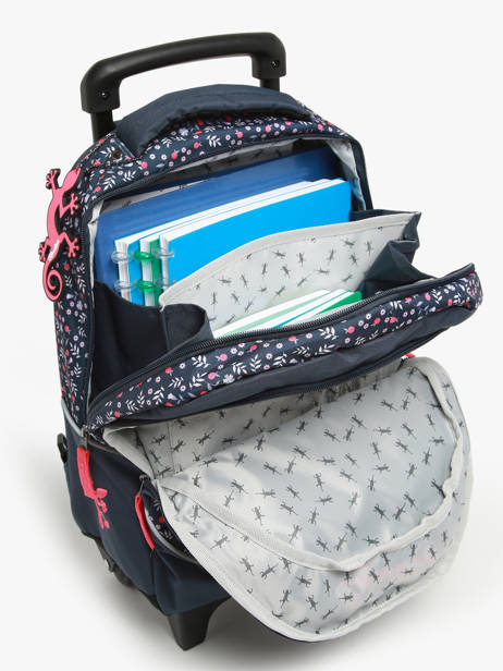 Sac A Dos à Roulettes Cameleon Rose actual SR39 vue secondaire 3