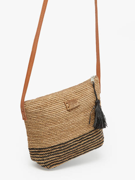 Sac Bandoulière L'atelier Du Crochet Raphia Le voyage en panier Beige l'atelier du crochet AM753 vue secondaire 2