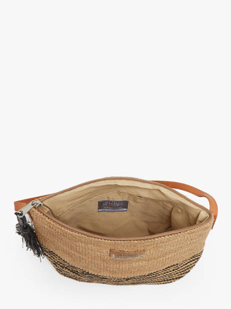 Sac Bandoulière L'atelier Du Crochet Raphia Le voyage en panier Beige l'atelier du crochet AM753 vue secondaire 3