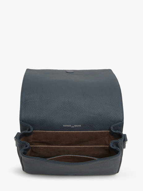 Sac Bandoulière Rotterdam Cuir Nathan baume Bleu mondrian 3 vue secondaire 3
