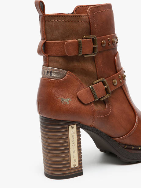Bottines à Talon Mustang Marron accessoires 1336512 vue secondaire 3