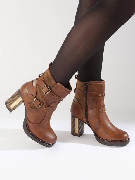 Bottines à Talon Mustang Marron accessoires 1336512 vue secondaire 1