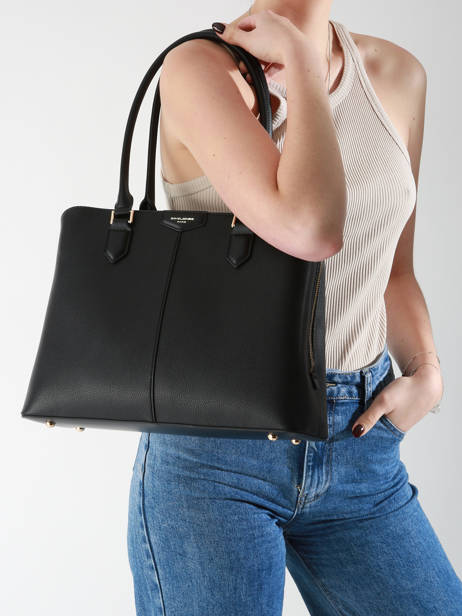 Sac Porté épaule Dune David jones Noir dune CM7466 vue secondaire 1