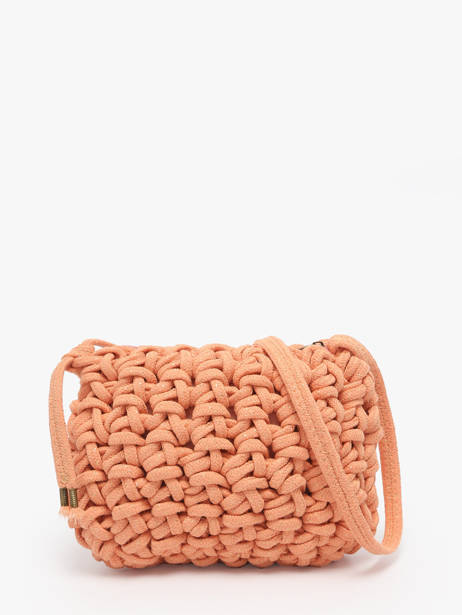 Sac Bandoulière Crochet Le voyage en panier Orange crochet PM854 vue secondaire 4