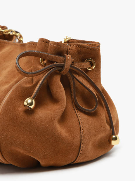 Sac Bandoulière Premium Cuir Gerard darel Marron premium DBS07400 vue secondaire 4