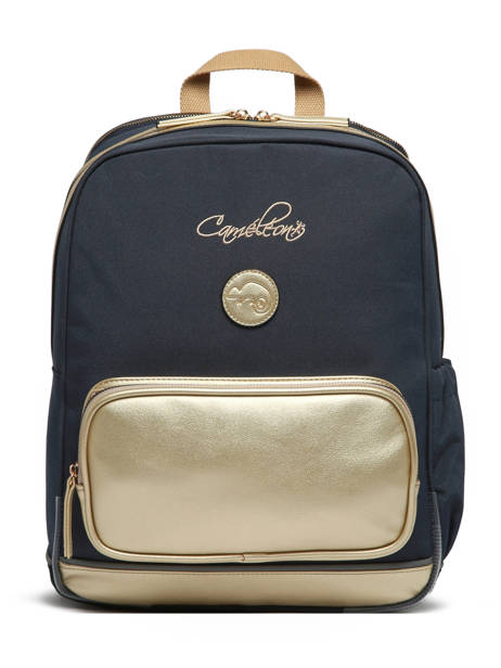 Sac à Dos 2 Compartiments Cameleon Bleu vintage fantasy SO40 vue secondaire 7