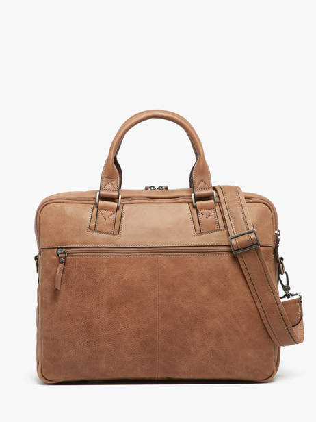 Porte-documents Spider 2 Compartiments + Pc 15'' Cuir Etrier Marron spider ESPI8022 vue secondaire 4