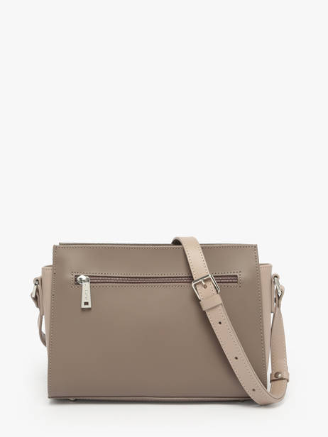 Sac Bandoulière Smooth Cuir Lancaster Marron smooth 437-02 vue secondaire 4