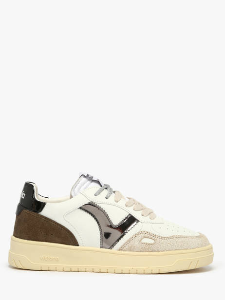 Sneakers En Cuir Victoria Vert women 1257135