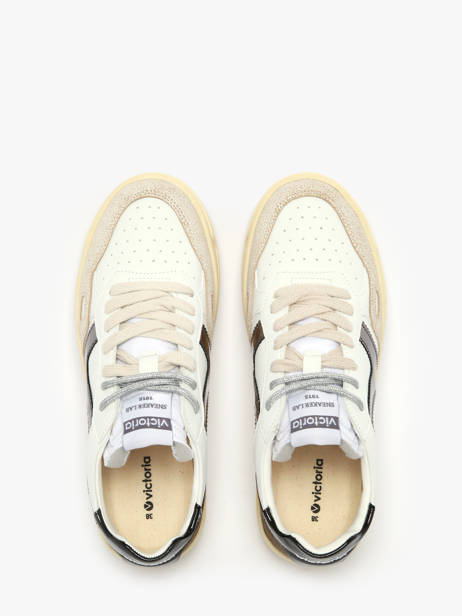 Sneakers En Cuir Victoria Vert women 1257135 vue secondaire 3