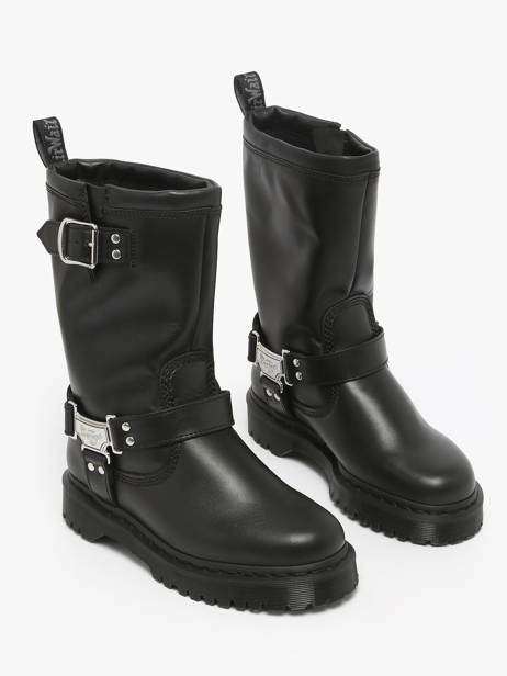 Bottes En Cuir Dr martens Noir women 32199001 vue secondaire 1