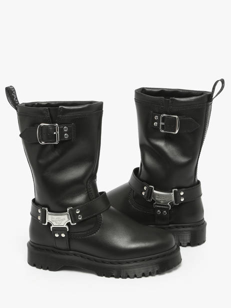 Bottes En Cuir Dr martens Noir women 32199001 vue secondaire 2