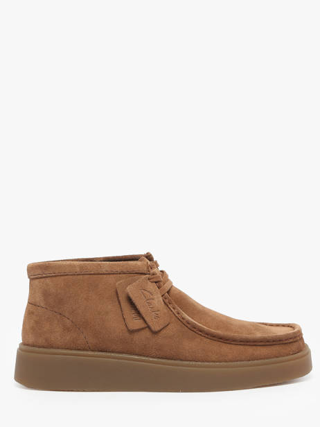 Chaussures Derbies Montante En Cuir Clarks Marron men 26184609