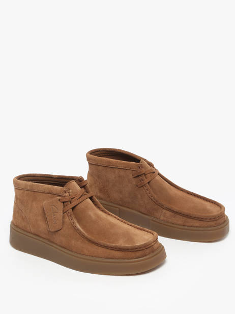 Chaussures Derbies Montante En Cuir Clarks Marron men 26184609 vue secondaire 1