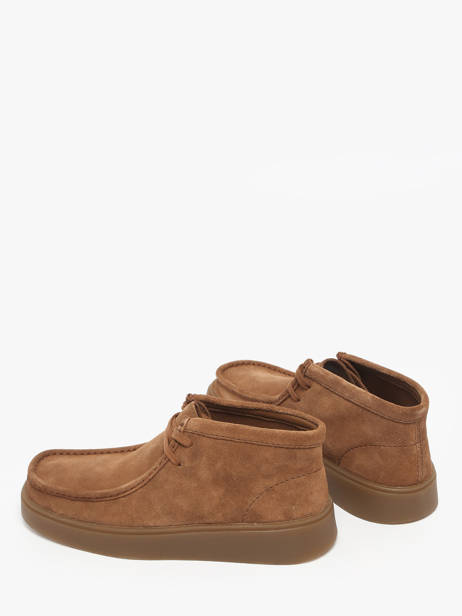 Chaussures Derbies Montante En Cuir Clarks Marron men 26184609 vue secondaire 2