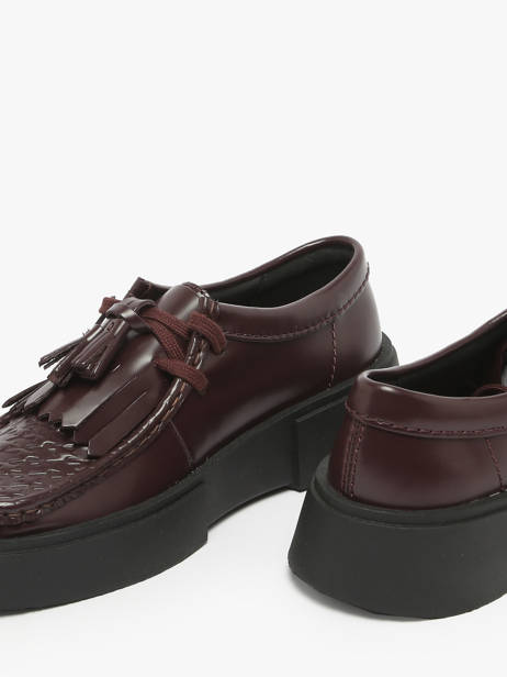 Chaussures Derbies En Cuir Clarks Marron women 26184948 vue secondaire 2
