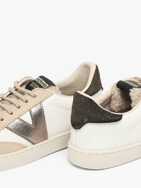 Sneakers En Cuir Victoria Beige women 1126222 vue secondaire 2