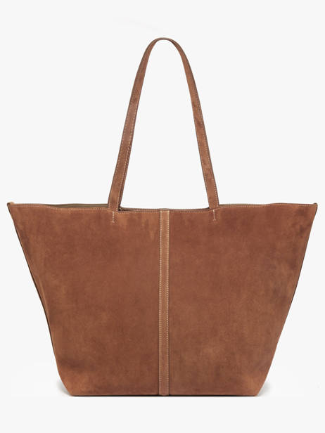 Sac Porté épaule Cabas Cuir Vanessa bruno Marron cabas 29V40873 vue secondaire 3