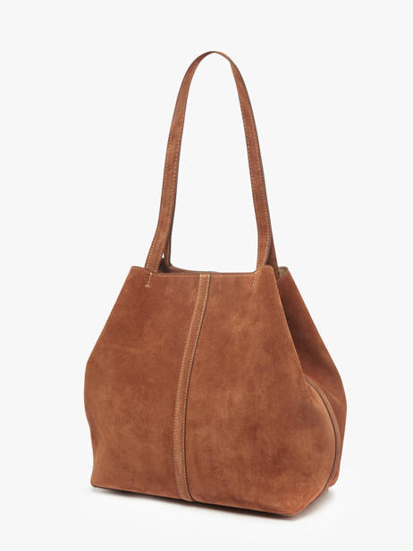 Sac Porté épaule Cabas Cuir Vanessa bruno Marron cabas 29V40874 vue secondaire 1
