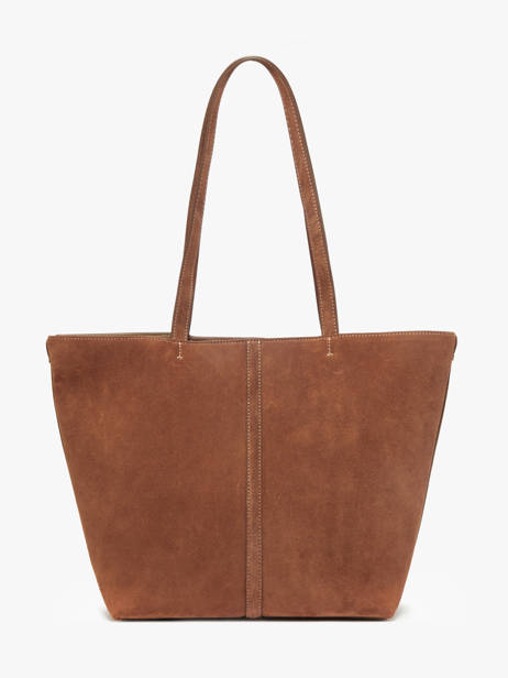 Sac Porté épaule Cabas Cuir Vanessa bruno Marron cabas 29V40874 vue secondaire 3