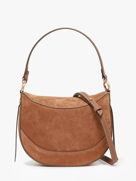 Sac Bandoulière Daily Cuir Vanessa bruno Marron daily 29V40871 vue secondaire 3