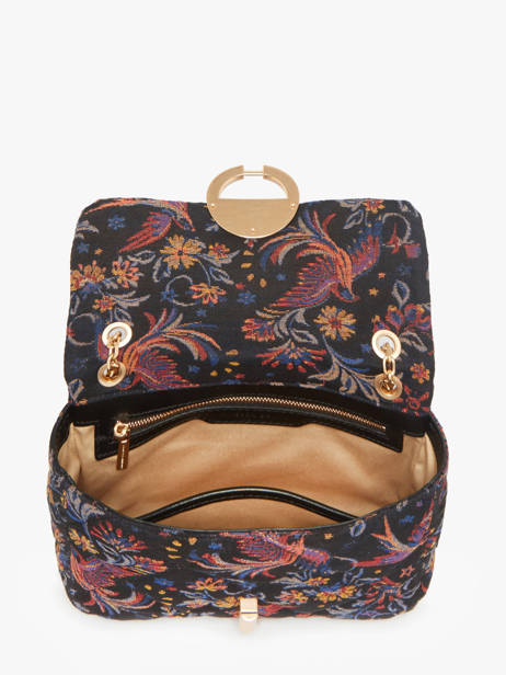 Sac Bandoulière Moon Coton Vanessa bruno Noir moon 4V40533 vue secondaire 2