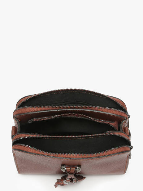 Sac Bandouliere Caviar Cuir Milano Marron caviar CA21101 vue secondaire 2