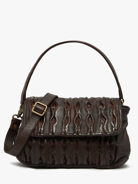 Sac Porté épaule Heritage Cuir Biba Marron heritage MEE1L