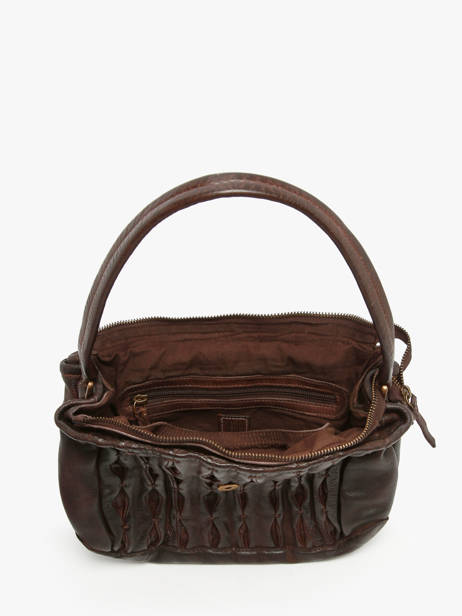 Sac Porté épaule Heritage Cuir Biba Marron heritage MEE1L vue secondaire 3