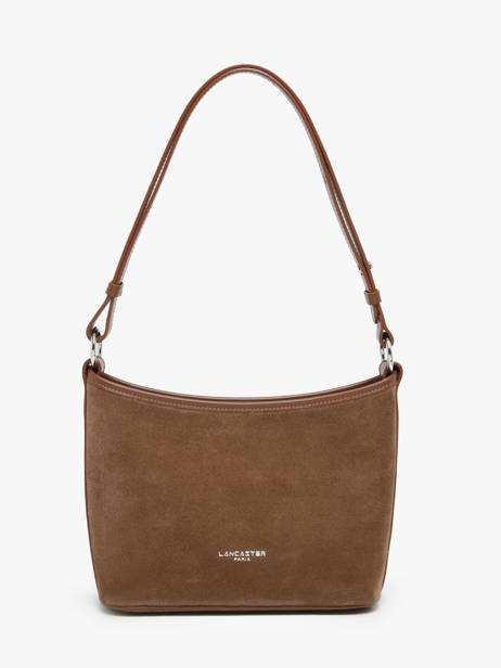 Sac Bandoulière Suede Cuir Lancaster Marron suede 80