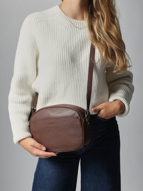 Sac Bandoulière Confort Cuir Hexagona Marron confort 469993 vue secondaire 1