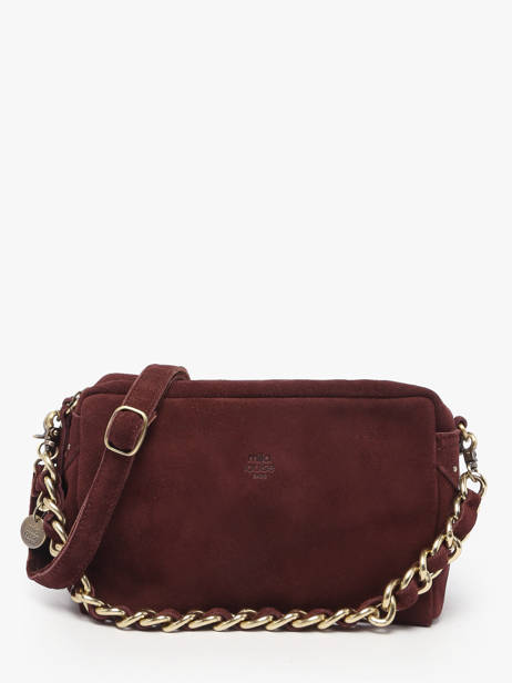 Sac Bandoulière Vintage Cuir Mila louise Beige vintage 23673V