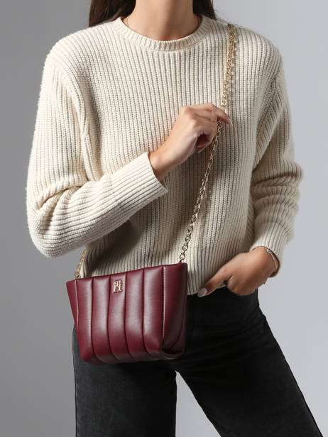 Sac Bandoulière Th Grace Tommy hilfiger Rouge th grace AW17690 vue secondaire 1