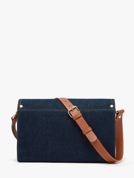 Sac Bandoulière Denim Brut Paul marius Bleu denim brut INDISDEB vue secondaire 4