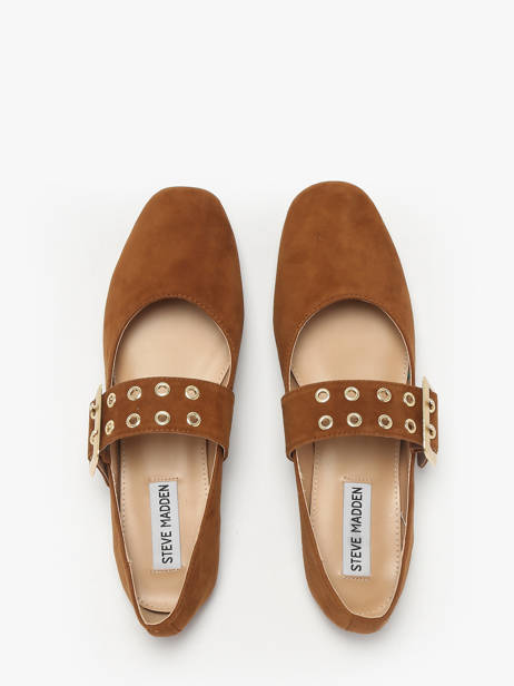 Ballerines Avec Brides En Cuir Steve madden Marron women 11004770 vue secondaire 3