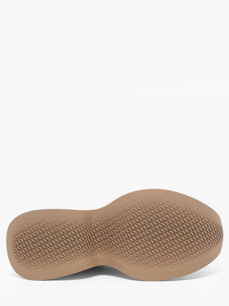 Sneakers Plateforme En Cuir Michael kors Beige women RFS2S293 vue secondaire 4