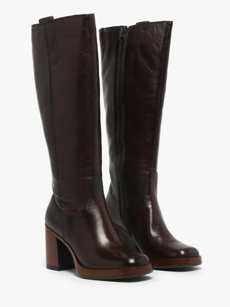 Bottes à Talon En Cuir Mjus Marron women P96331 vue secondaire 1