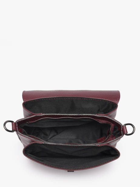 Sac Bandoulière Caviar Cuir Milano Rouge caviar CA24061 vue secondaire 3
