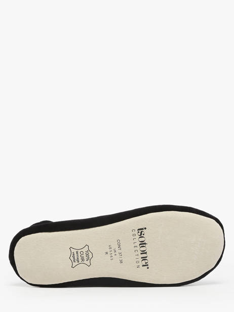 Chaussons Isotoner Noir women 95810 vue secondaire 4