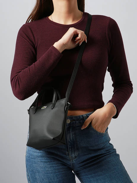 Sac Bandoulière L.12.12 Concept Lacoste Noir l.12.12 concept NF2609PK vue secondaire 1