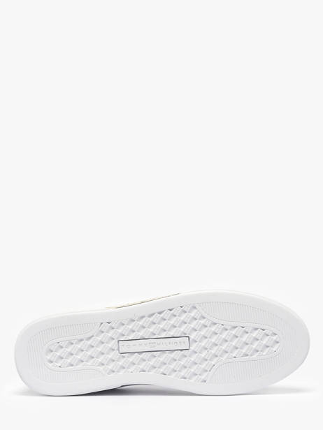 Sneakers En Cuir Tommy hilfiger Blanc women 9019YBS vue secondaire 4