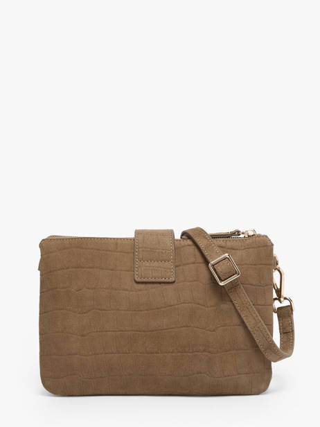 Sac Bandoulière Equestre Croco Cuir Etrier Beige equestre croco EECQ0143 vue secondaire 3