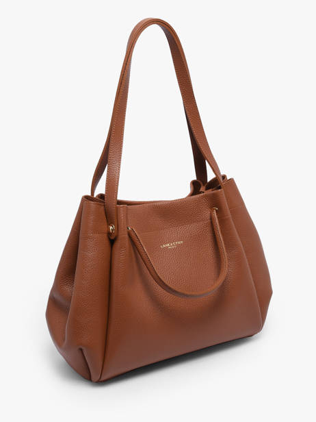 Sac Porté épaule Foulonne Double Louisa Cuir Lancaster Marron foulonne double louisa 90 vue secondaire 1