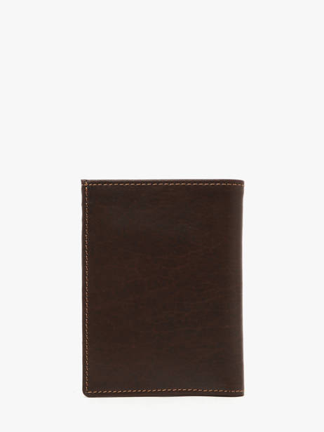 Portefeuille Porte-cartes Oil Cuir Etrier Marron oil EOIL5016 vue secondaire 3