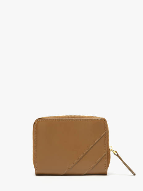 Portefeuille Nina Cuir Nat et nin Marron vintage NINA vue secondaire 2
