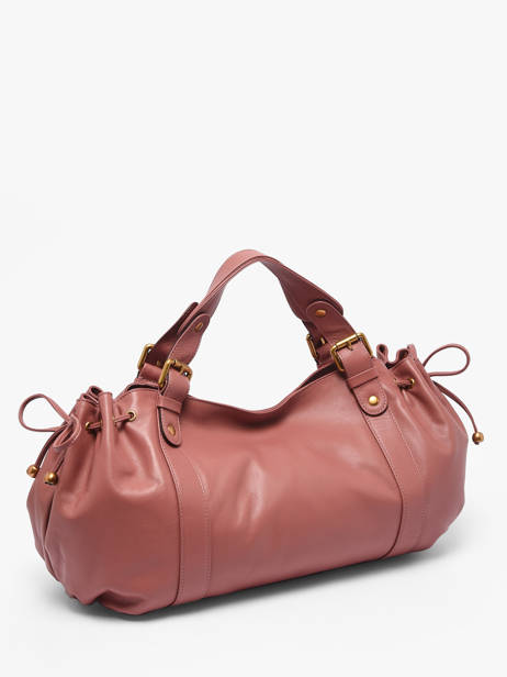 Sac 24h  Icone Cuir Gerard darel Rose icone DDS01410 vue secondaire 2