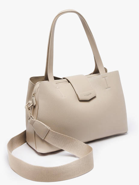 Sac Porté épaule City Polyurethane David jones Beige city CM8304 vue secondaire 2