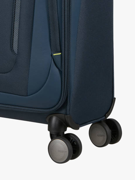 Valise Cabine Extensible American tourister Bleu wanderlite 158076 vue secondaire 2